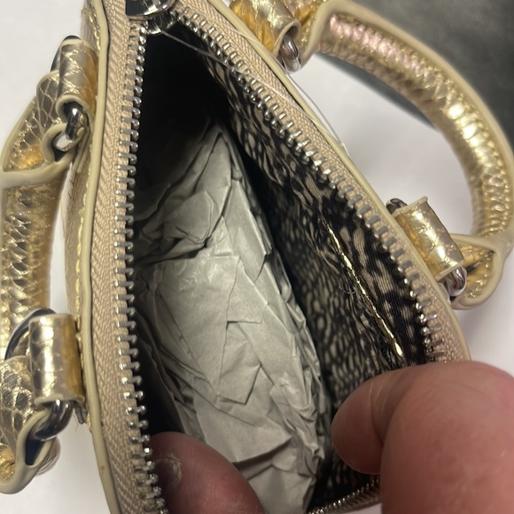 Brand new with tags Woman’s Francesca’s dome metallic mini bag. - Picture 11 of 16
